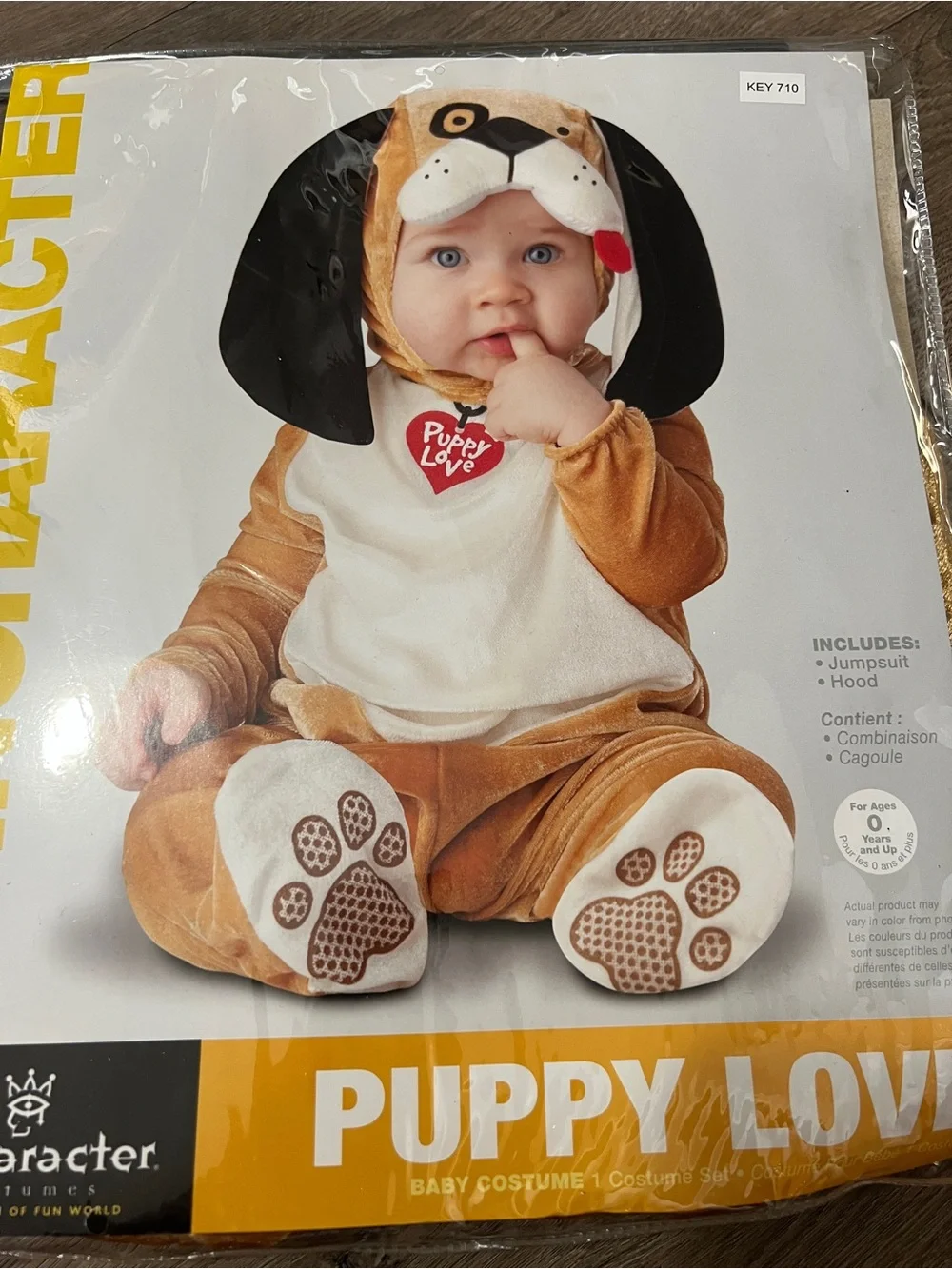 Puppy Love Costume Size 6/12 Months New
